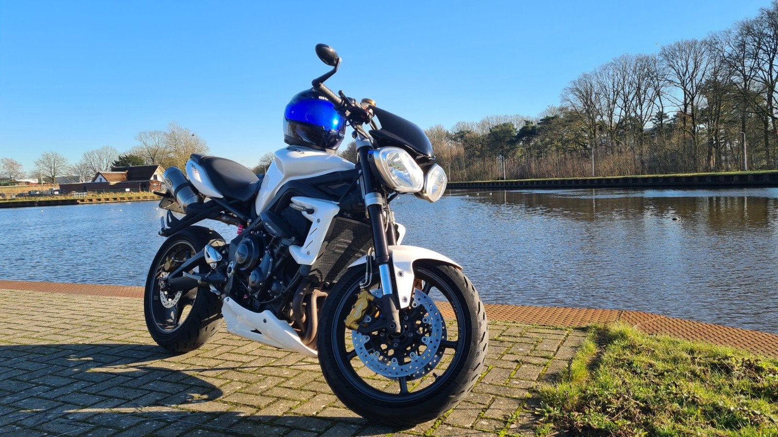 Triumph Street Triple 675R 2012, Sportuitlaat, Motorrijbewijs A, Gebruikt, 3 cilinders