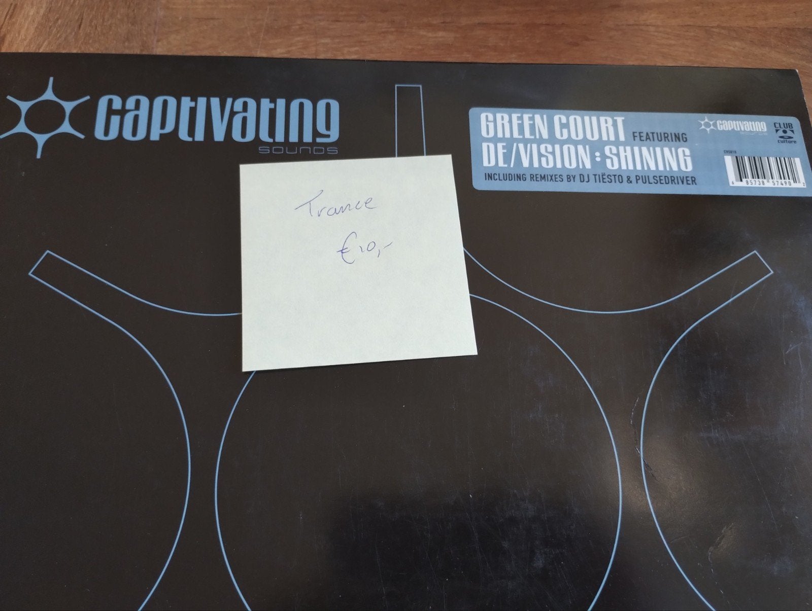 Green Court feat. De/Vision - Shining (Trance 12" Vinyl), Ophalen of Verzenden, Gebruikt, Trance, Single