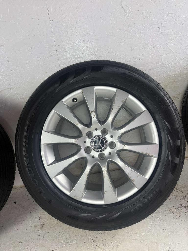 Originele Mercedes ML GLE W166 velgen 18" 5x112 zomerset, Auto-onderdelen, Banden en Velgen, Niet ingevuld, 18 inch, Gebruikt