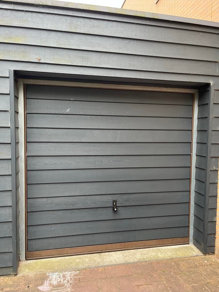 Hormann kanteldeur garagedeur 219x110 cm, Ophalen, Gebruikt, Garagedeur, 120 cm of meer