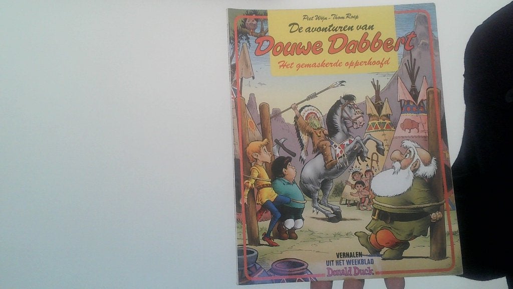 douwe dabbert nr 21 het gemaskerde opperhoofd 1996, Eén stripboek, Ophalen of Verzenden, Zo goed als nieuw