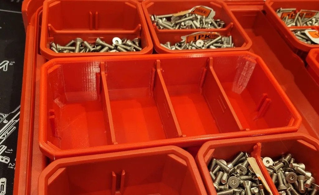 Milwaukee Packout Low Profile Organizer bakjes in 3D geprint, Ophalen of Verzenden