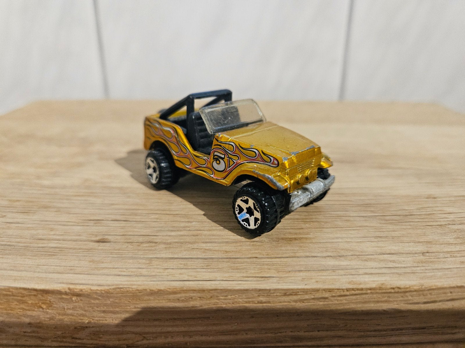 Hotwheels Hot Wheels JEEP WRANGLER Goud, Ophalen of Verzenden, Auto