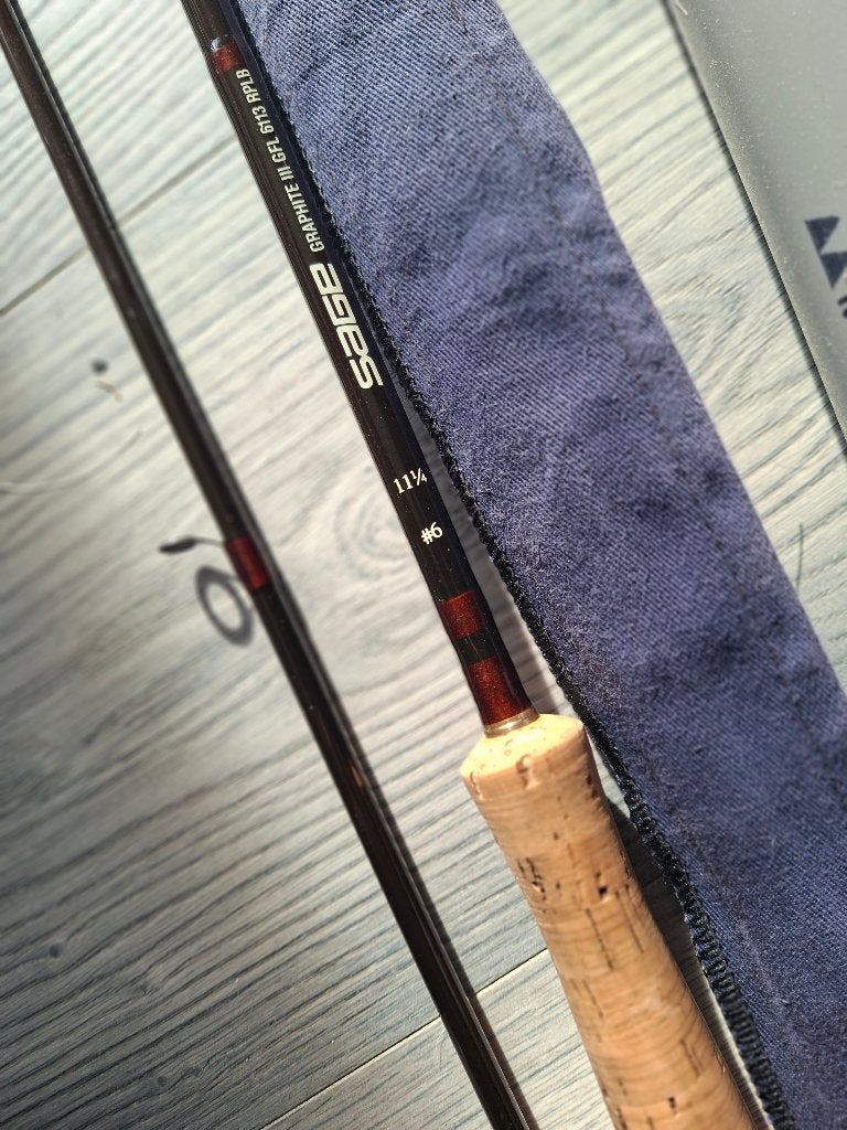 Sage rplb 6#   11. 1/4 ft, Watersport en Boten, Ophalen, Zo goed als nieuw, Werphengel
