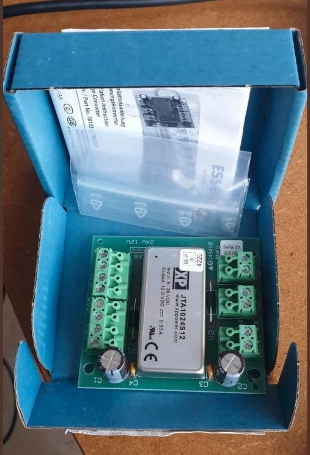 Esser Spanningsomvormer met galvanische scheiding 12V/24V-12, Ophalen of Verzenden