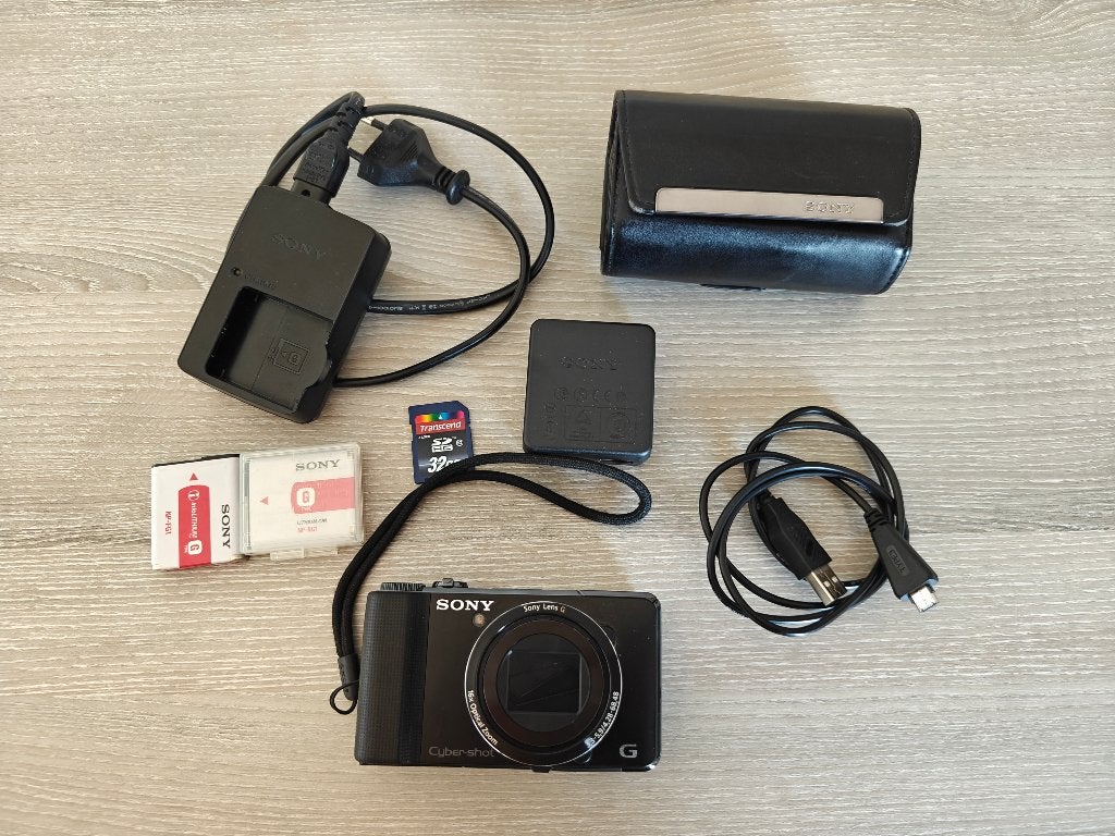 Sony Cyber-shot DSC-HX9V Digicam – Complete Set, Gebruikt, Accu, 16 megapixels, Ophalen of Verzenden