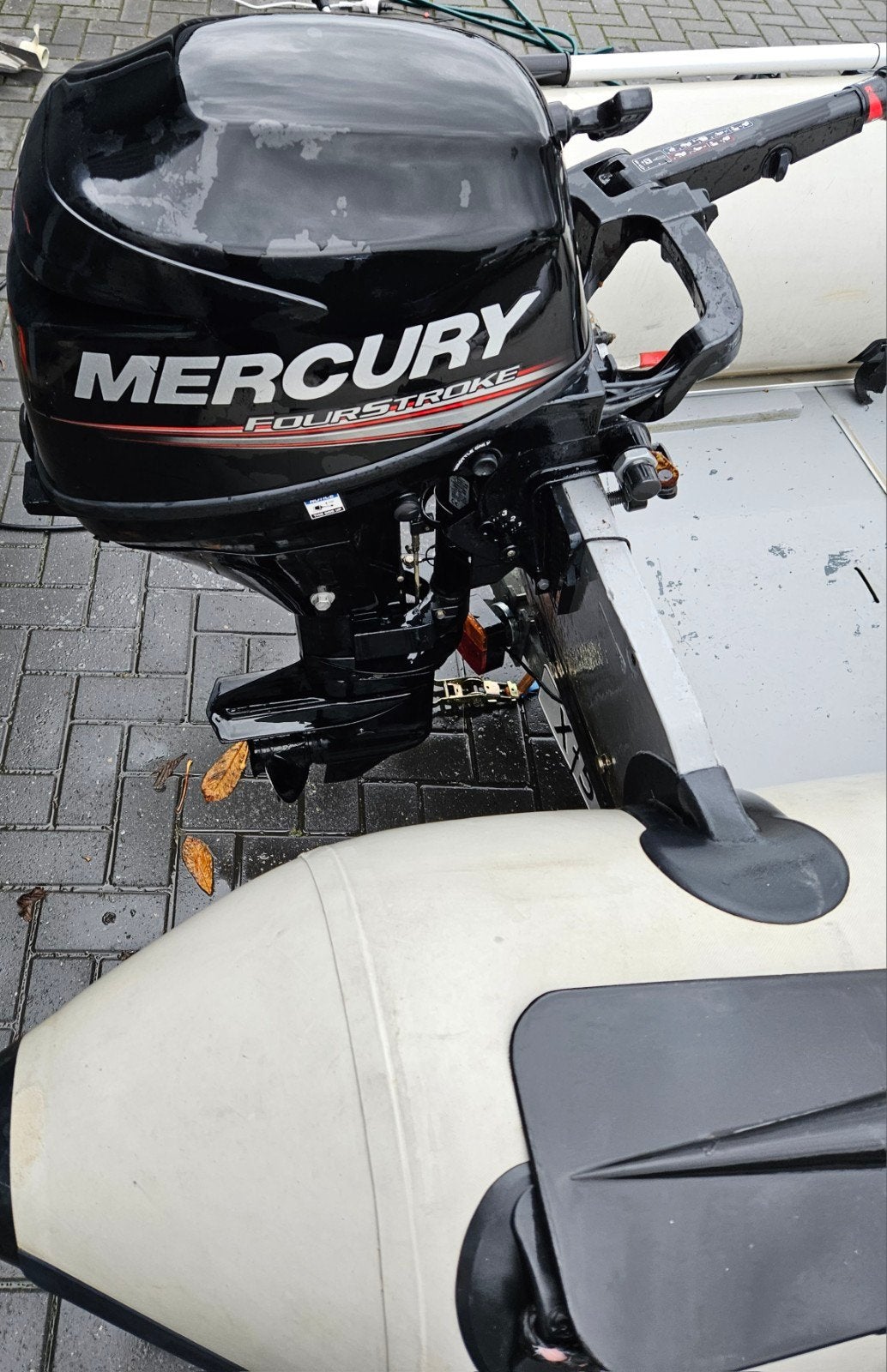 Mercury Fourstroke 9.9 PK Buitenboordmotor, Ophalen, Gebruikt, 5 tot 10 pk, Viertaktmotor