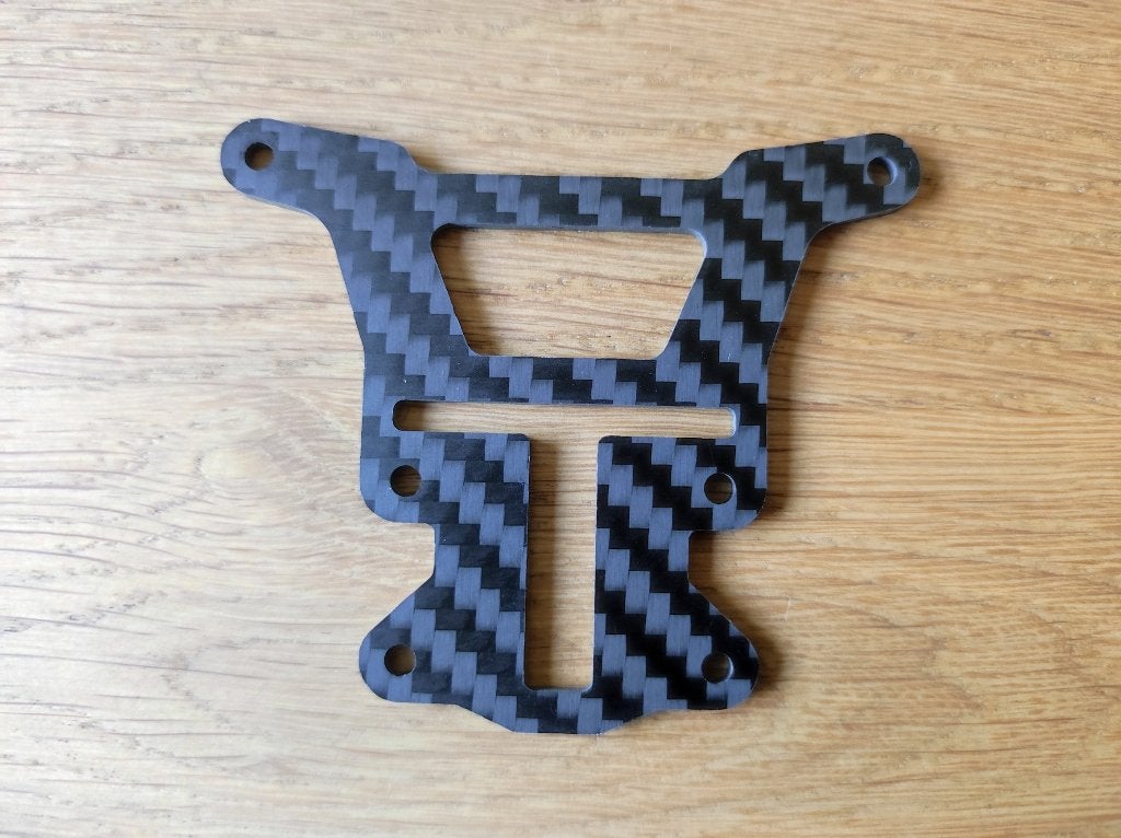 Tamiya M03 FF02 Carbon Demper Houder Voorkant, Elektro, Nieuw, Ophalen of Verzenden, Schaal 1:10