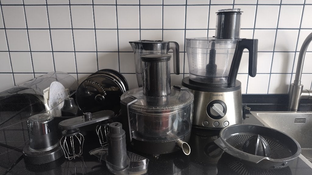 Philips Keukenmachine HR7778, Ophalen, Gebruikt, 3 snelheden of meer, 2 tot 3 liter