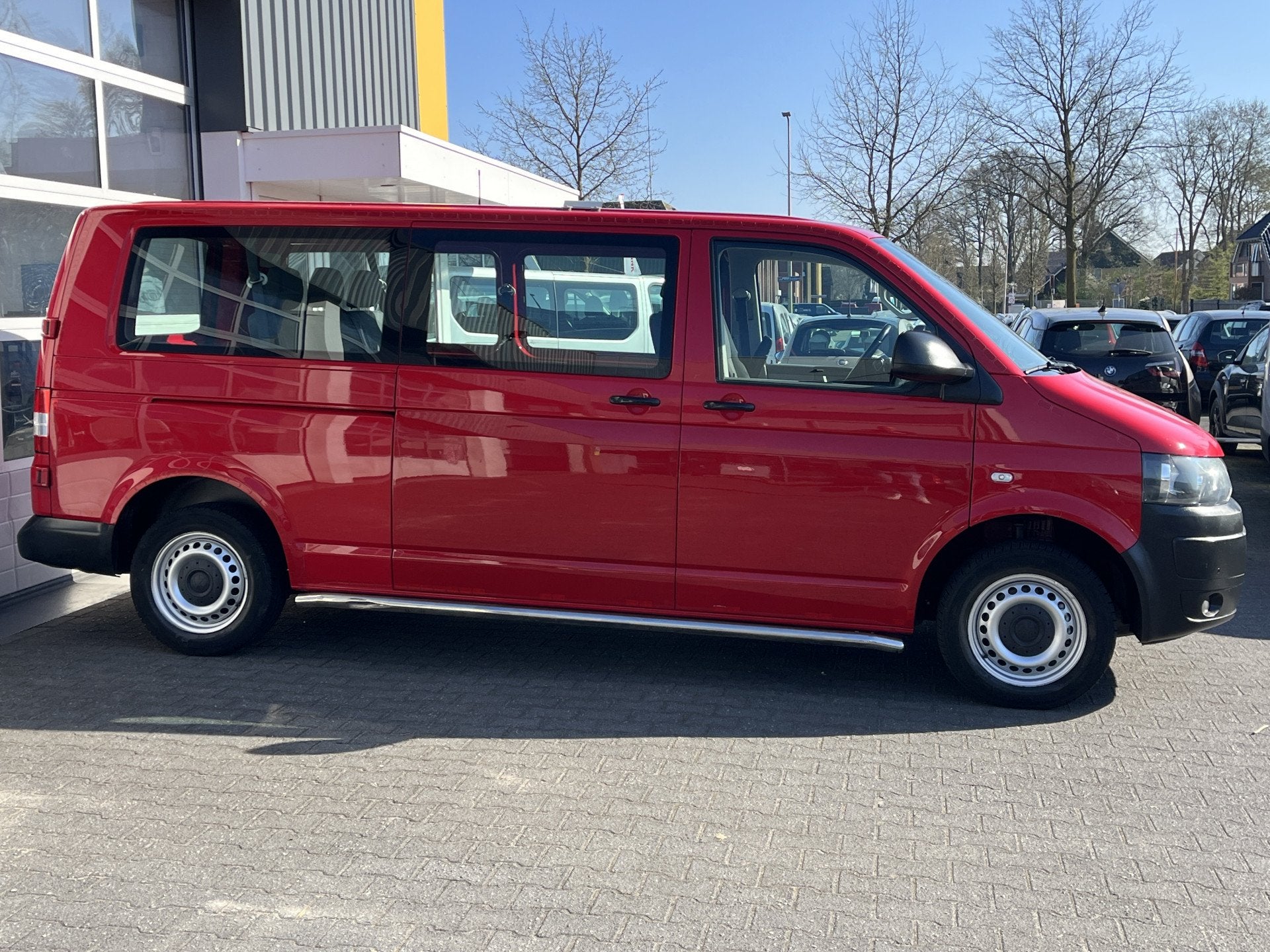 Volkswagen Transporter Kombi 2.0 TDI L2H1 Comfortline BPM/ B, Euro 5, Stof, Gebruikt, 241 €/maand