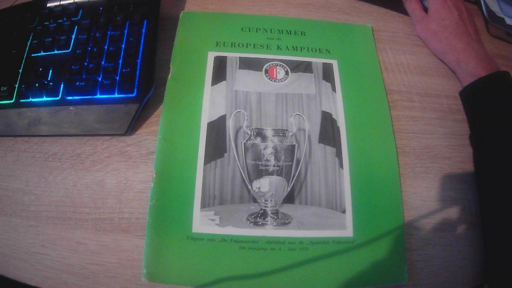 Feyenoord Europa Cup, Ophalen of Verzenden, Gebruikt, Feyenoord, Boek of Tijdschrift