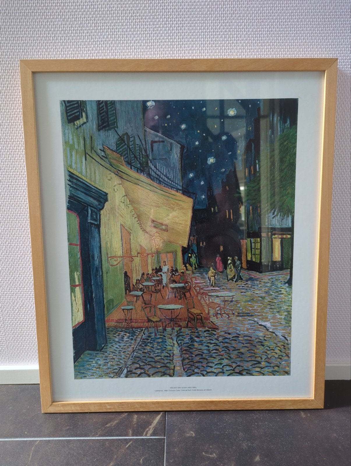 Van Gogh - Caféterras bij nacht (ingelijste print), Ophalen, Stads- / dorpsgezicht