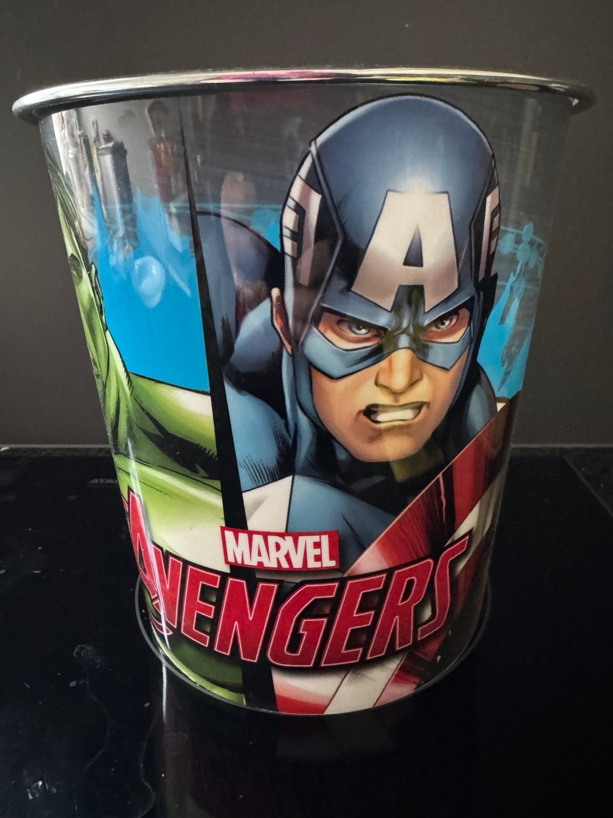 Marvel Avengers prullenbak / opbergemmer, Gebruikt, Overige merken, Ophalen of Verzenden, Opbergmeubel