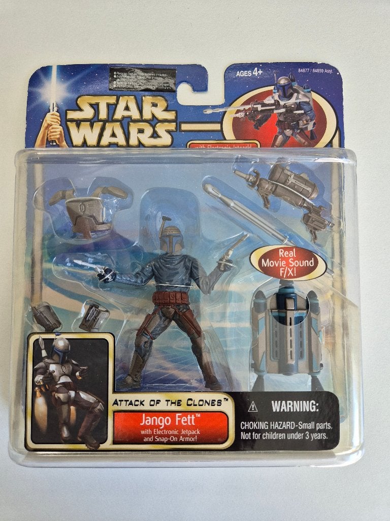 Star Wars Saga 02 Jango Fett with Electronic Jetpack, Verzamelen, Star Wars, Ophalen of Verzenden, Nieuw, Actiefiguurtje