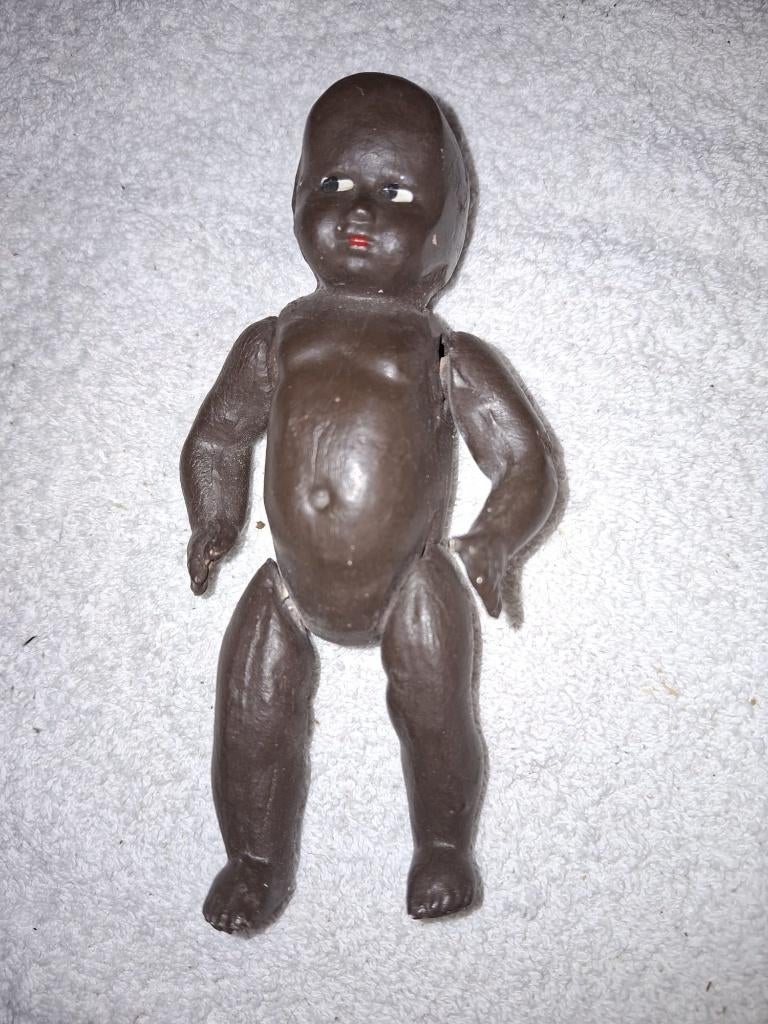 oud pijpenstenen neger popje, begin 1900, Ophalen of Verzenden