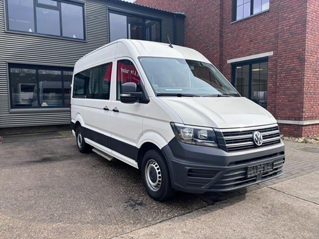 Volkswagen Crafter Rolstoelbus L3H2 11-2020 4x rolstoel, Auto's, Voorwielaandrijving, Stof, Wit, 102 pk