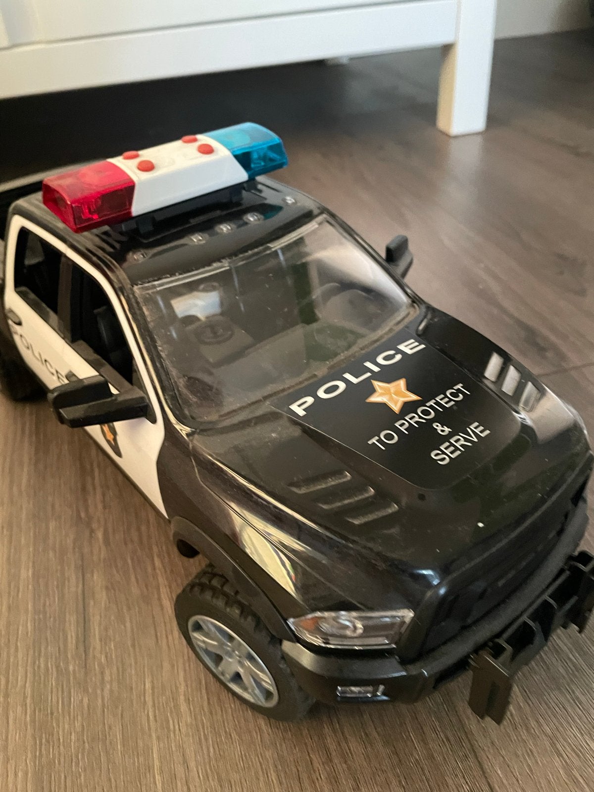 Stoere Bruder speelgoed politieauto met licht en geluid, Ophalen, Gebruikt