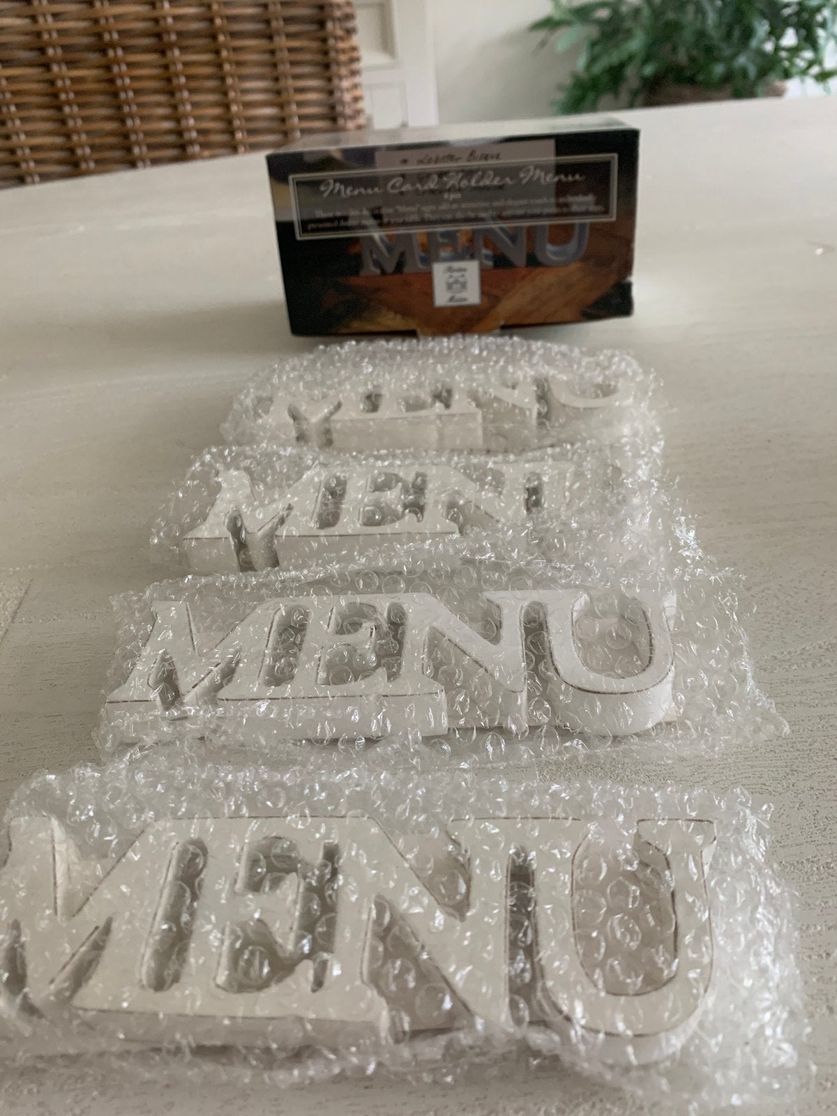 Riviera Maison MENU kaarthouders/ nieuw in doos, Ophalen of Verzenden, Nieuw