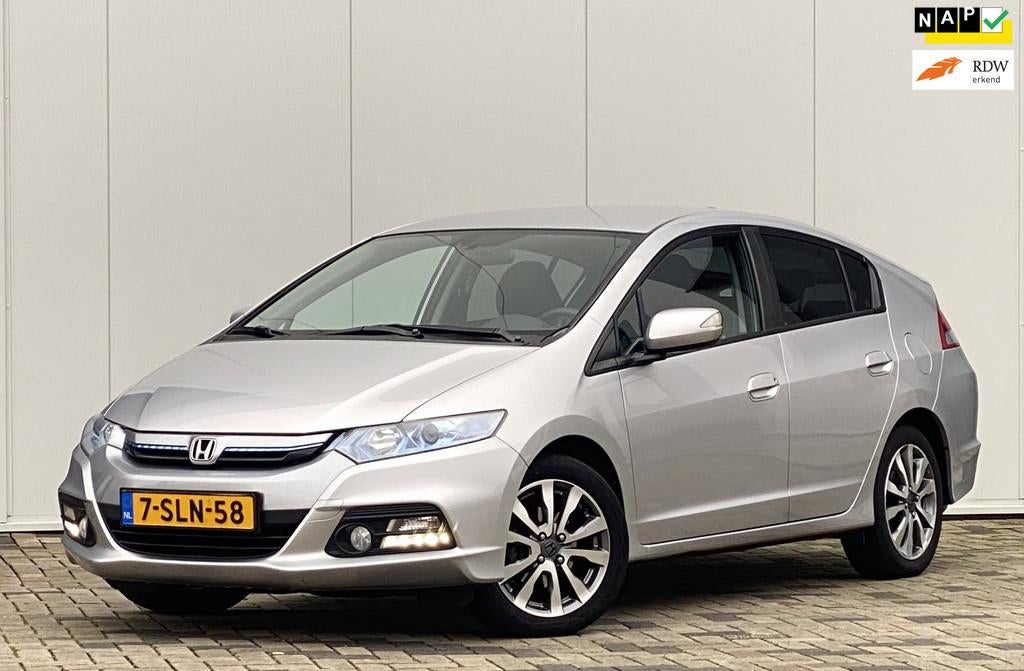 Honda Insight 1.3 Exclusive HYBRIDE AUTOMAAT DEALER ONDERHOU, Euro 5, Gebruikt, 4 cilinders, Leder en Stof
