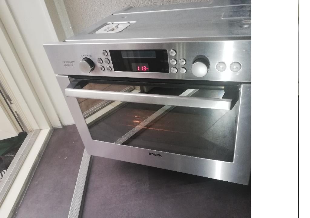 Bosch inbouw oven combi magnetron, Witgoed en Apparatuur, Ovens, Ophalen, Gebruikt, Hete lucht, Oven met grill