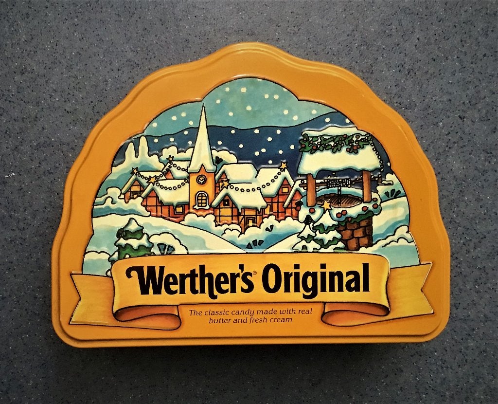 Werther' s Original blik vintage (kersteditie), Verzamelen, Ophalen of Verzenden, Gebruikt, Overige