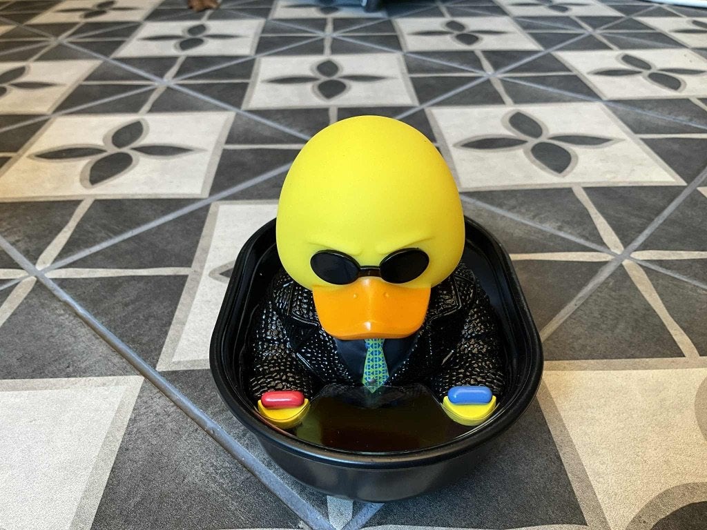 Tubbz badeend Morpheus van the Matrix, Nieuw, Ophalen of Verzenden, EMMEN, REGINA
