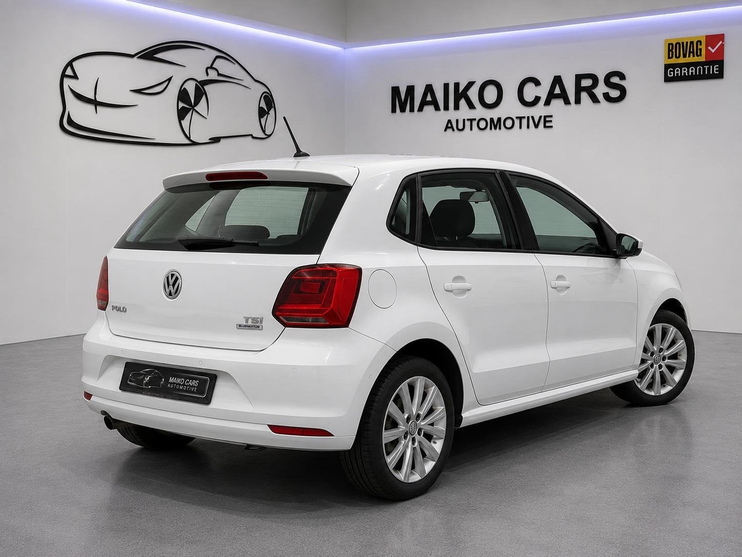 Volkswagen Polo 1.2 TSI 90PK Comfortline BLUE MOTION, Automatische klimaatregeling, Stof, Gebruikt, Wit