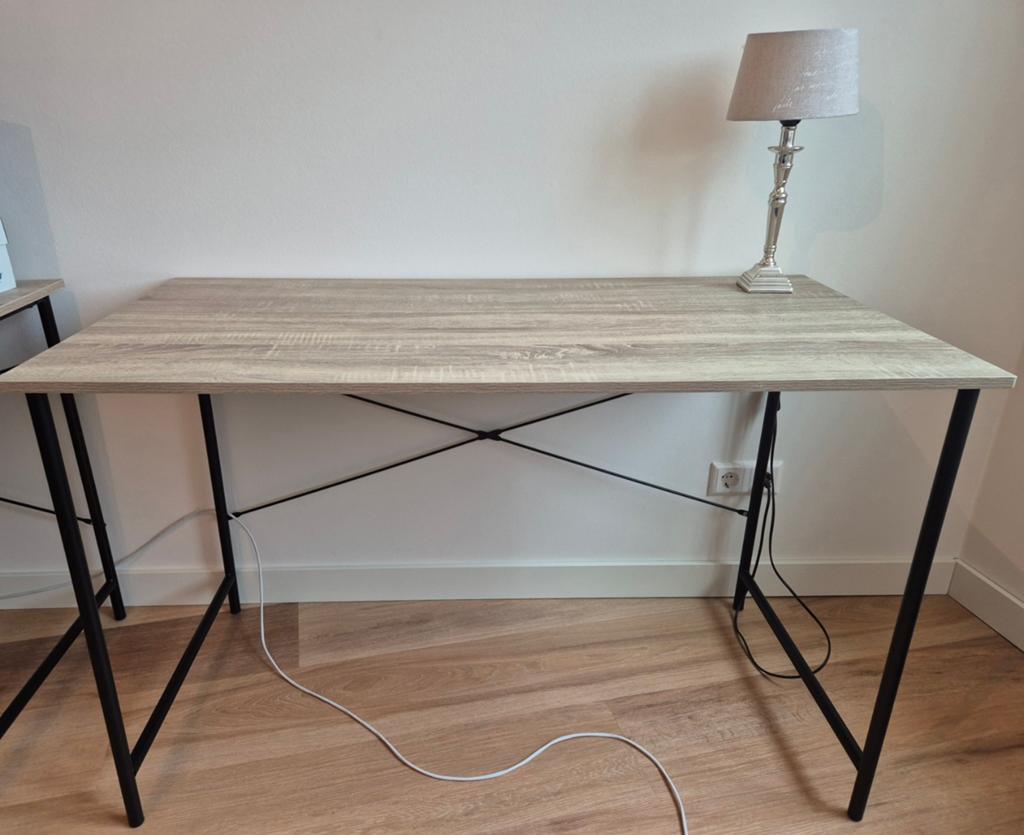 Bureau eiken 2 stuks, Huis en Inrichting, Bureaus, Ophalen