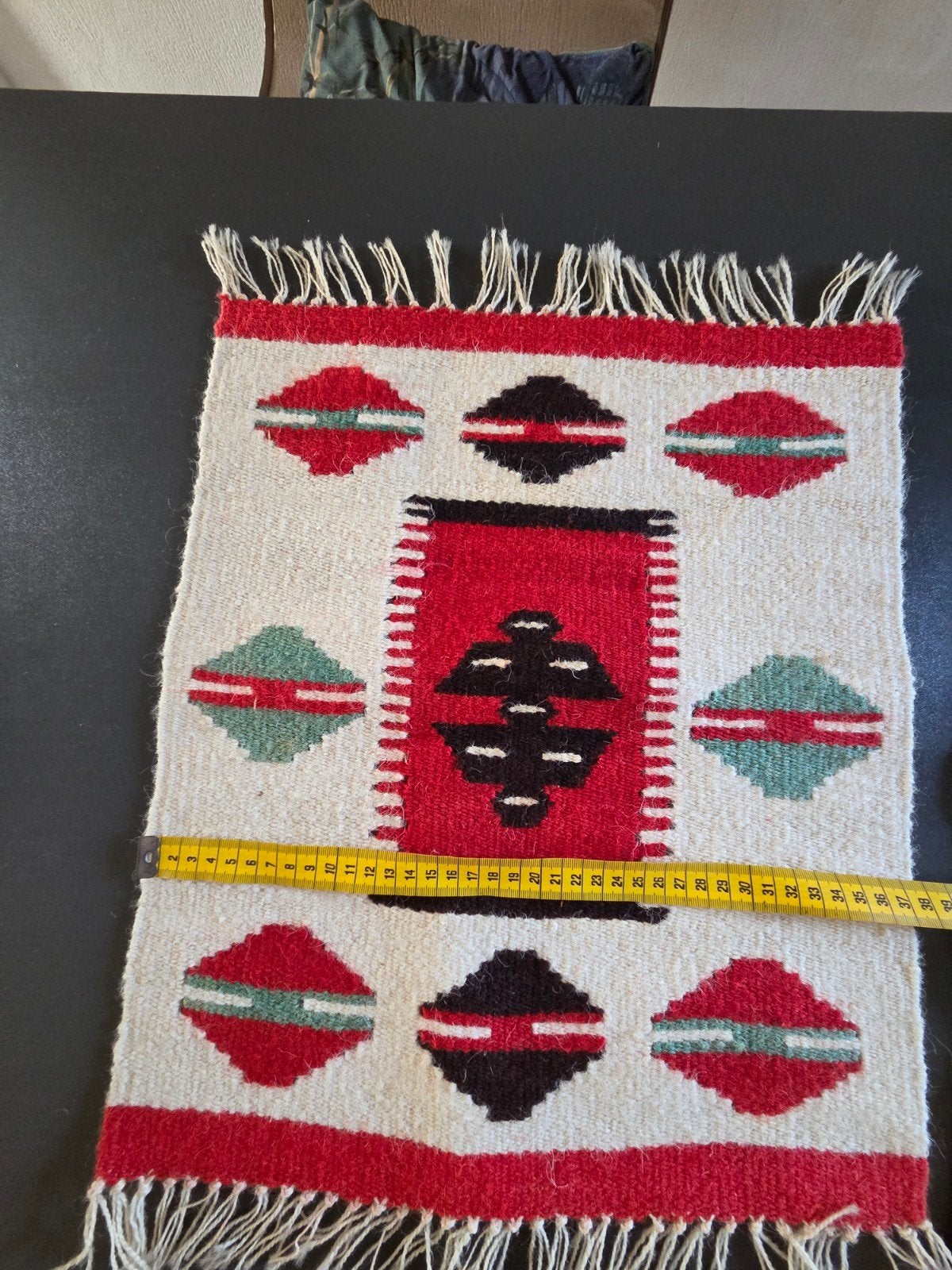 kelim handgeweven wollen kleedje  zapotec wandkleed, Ophalen of Verzenden