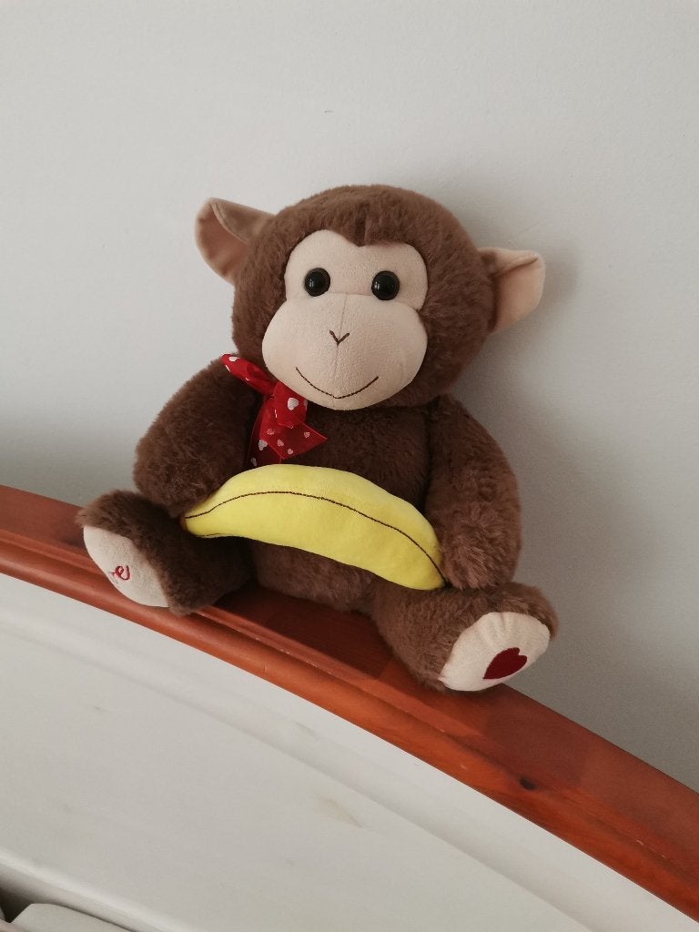 Knuffel Aap, Kinderen en Baby's, Speelgoed | Knuffels en Pluche, Ophalen, Zo goed als nieuw, Overige typen