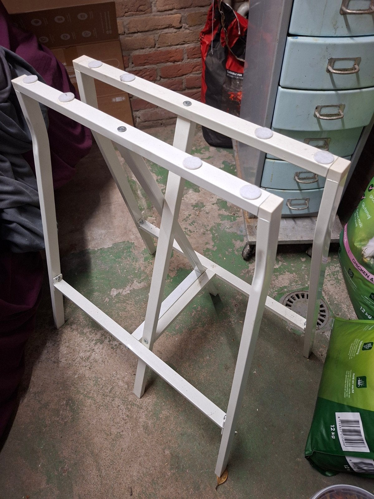 ikea schraag tafelpoten, Ophalen, Tafelpoot, Gebruikt, 50 tot 100 cm