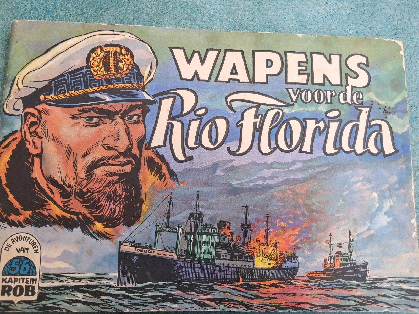 Kapitein Rob - Wapens voor de Rio Florida (Nr. 56), Boeken, Eén stripboek, Ophalen of Verzenden, Gelezen, Pieter Kuhn