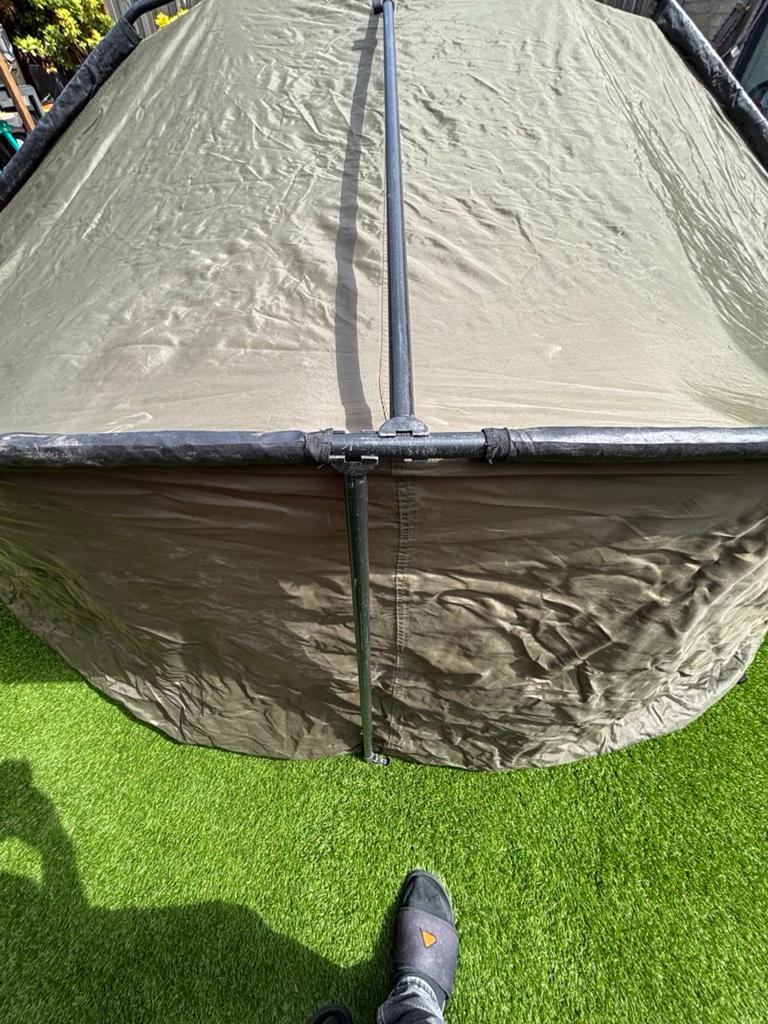 Karper tent halfkoepel, Ophalen