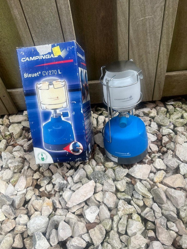 Camping lamp op gas, Ophalen, Nieuw