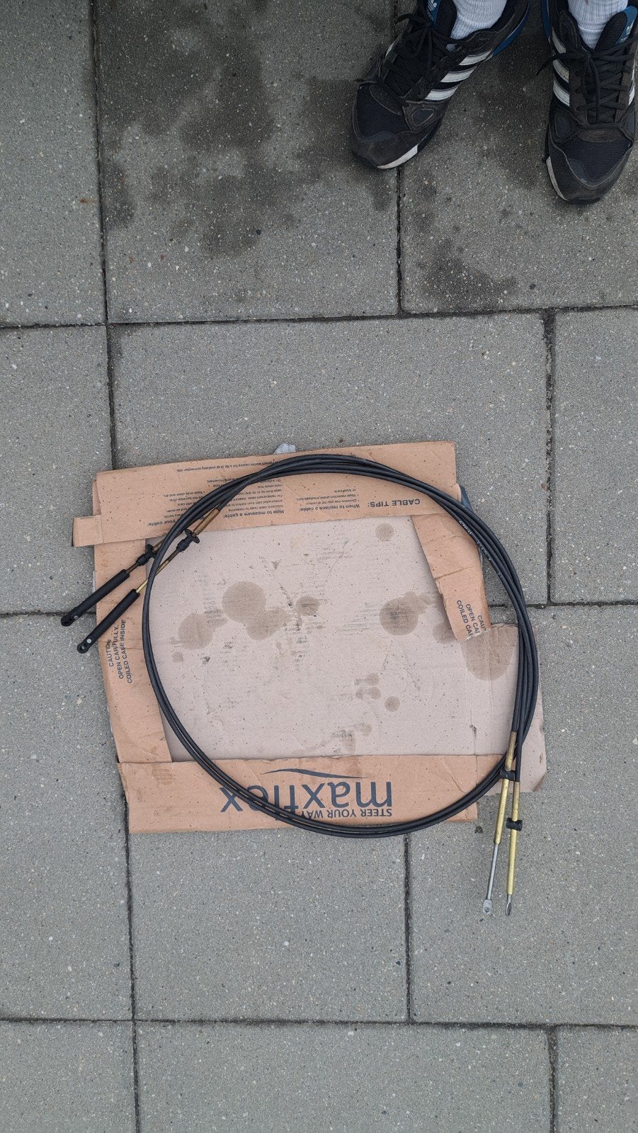 Stuurkabels rubberboot, Ophalen of Verzenden, Overige typen