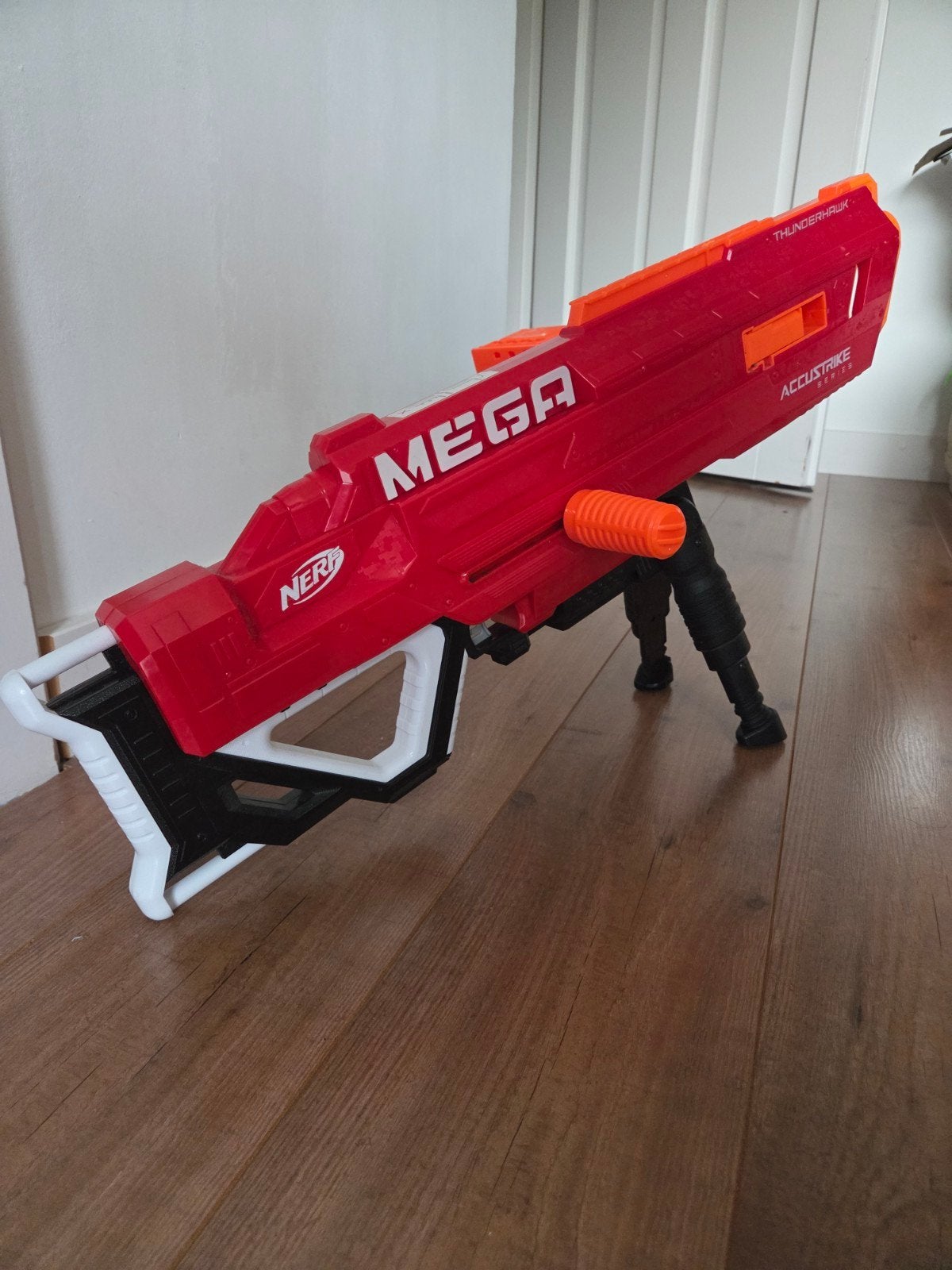 Nerf Mega Thunderhawk Accustrike Blaster, Ophalen of Verzenden, Zo goed als nieuw, Jongen of Meisje