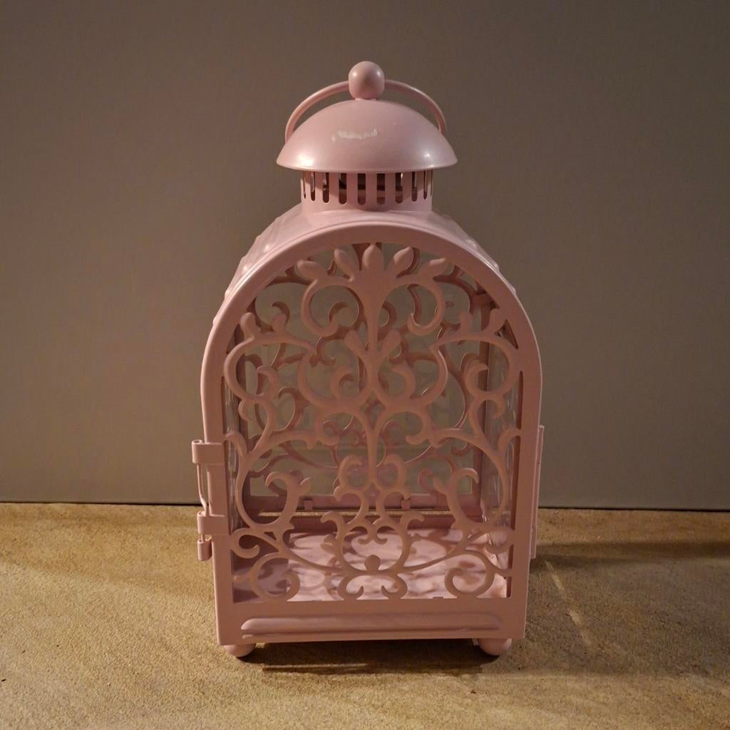 Roze Ikea decoratieve lantaarn, Ophalen of Verzenden