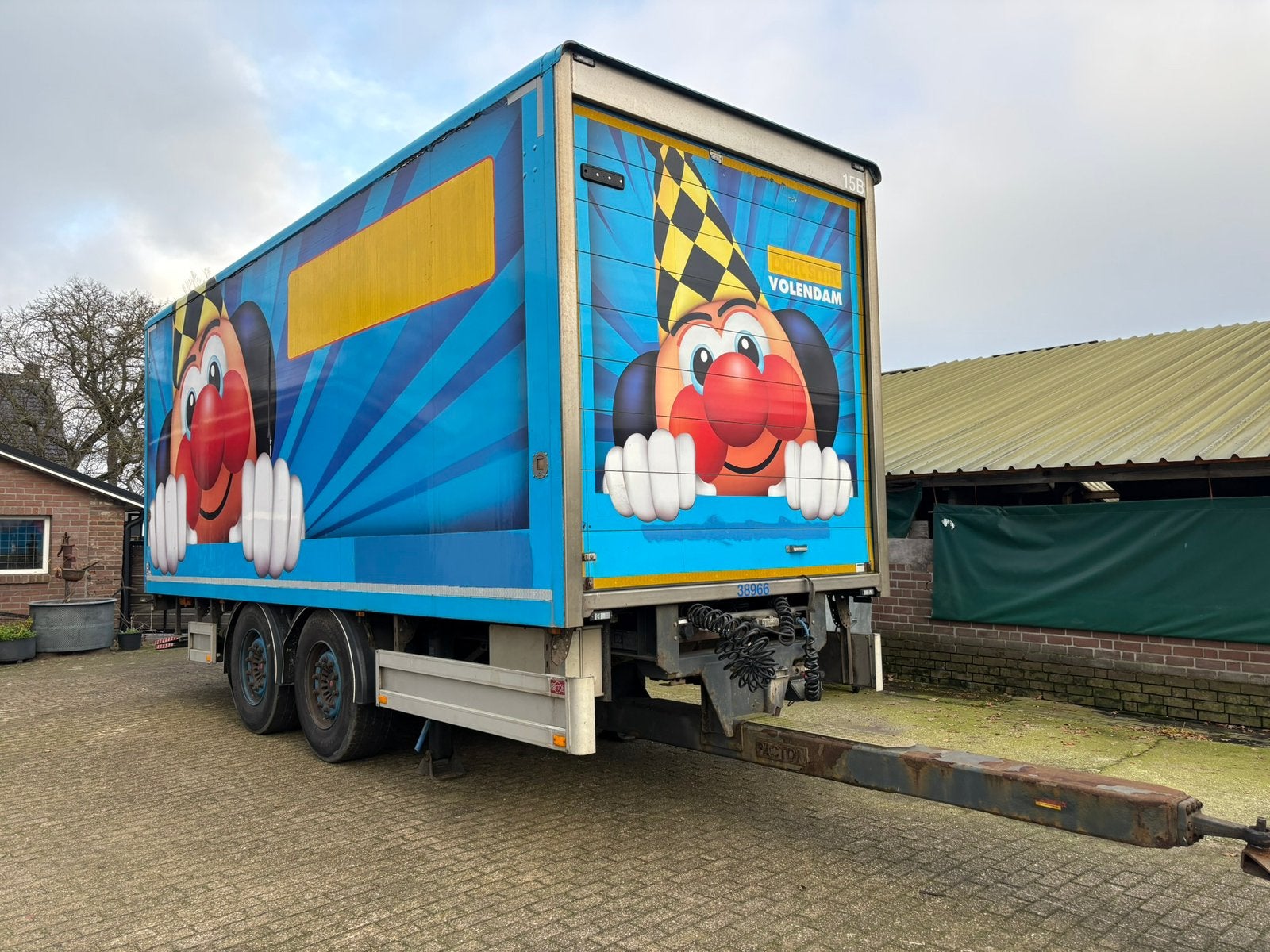 Balenwagen landbouw platte wagen, Ophalen, Transport
