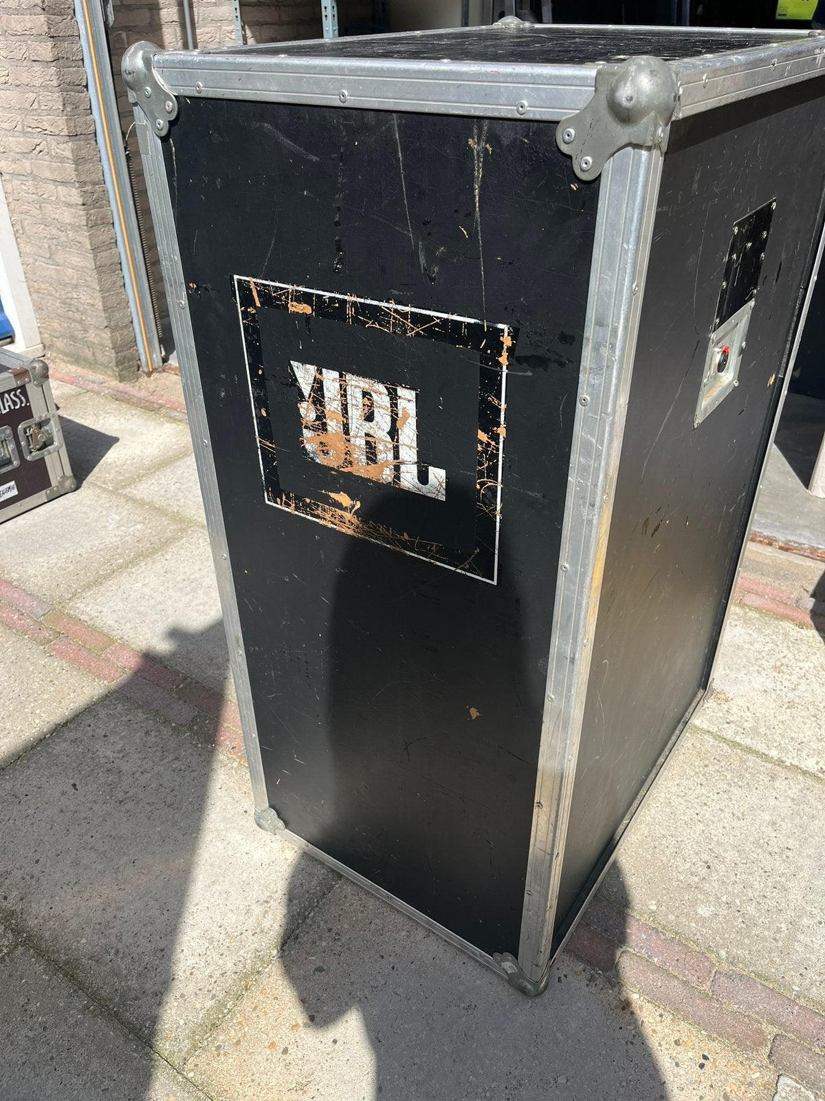 Jbl bascab 2x15 leeg, Ophalen, Zo goed als nieuw, Overige instrumenten, Flightcase