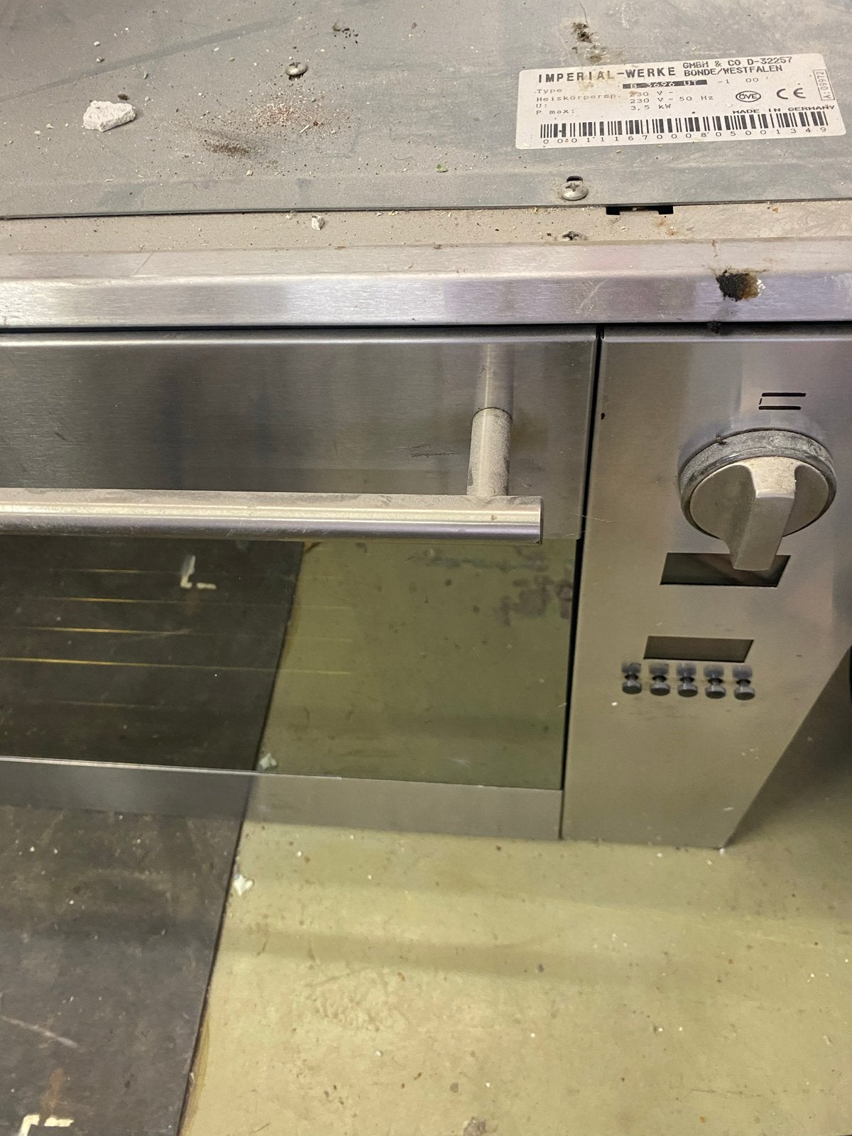 Imperial-Werke Inbouw Oven - Type B 3696 UT, Ophalen, Oven, 60 cm of meer, Inbouw