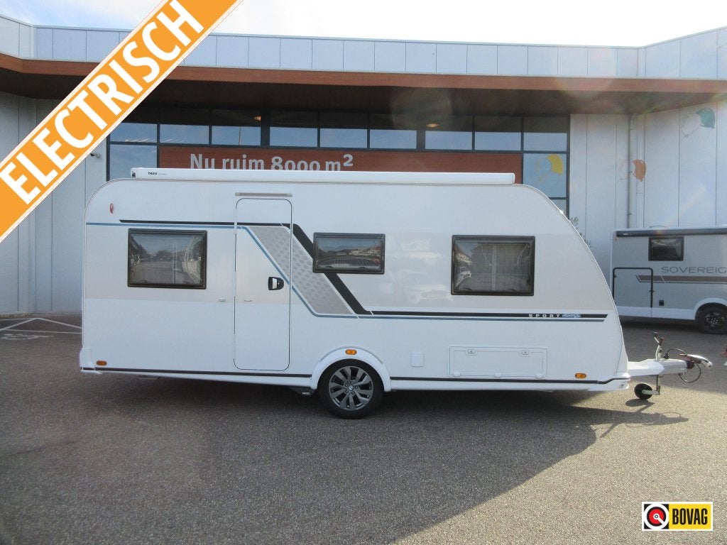 Knaus Sport E-Power Selection 500 EU MET AIRCO, MOVER, LUIFE, Caravans en Kamperen, Schokbreker, Rondzit, 2 aparte bedden, Knaus
