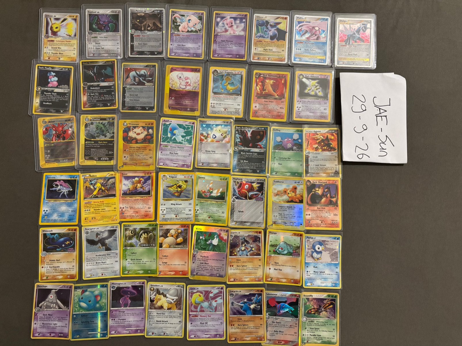 Foto 2 van Pokemon lot oude kaarten