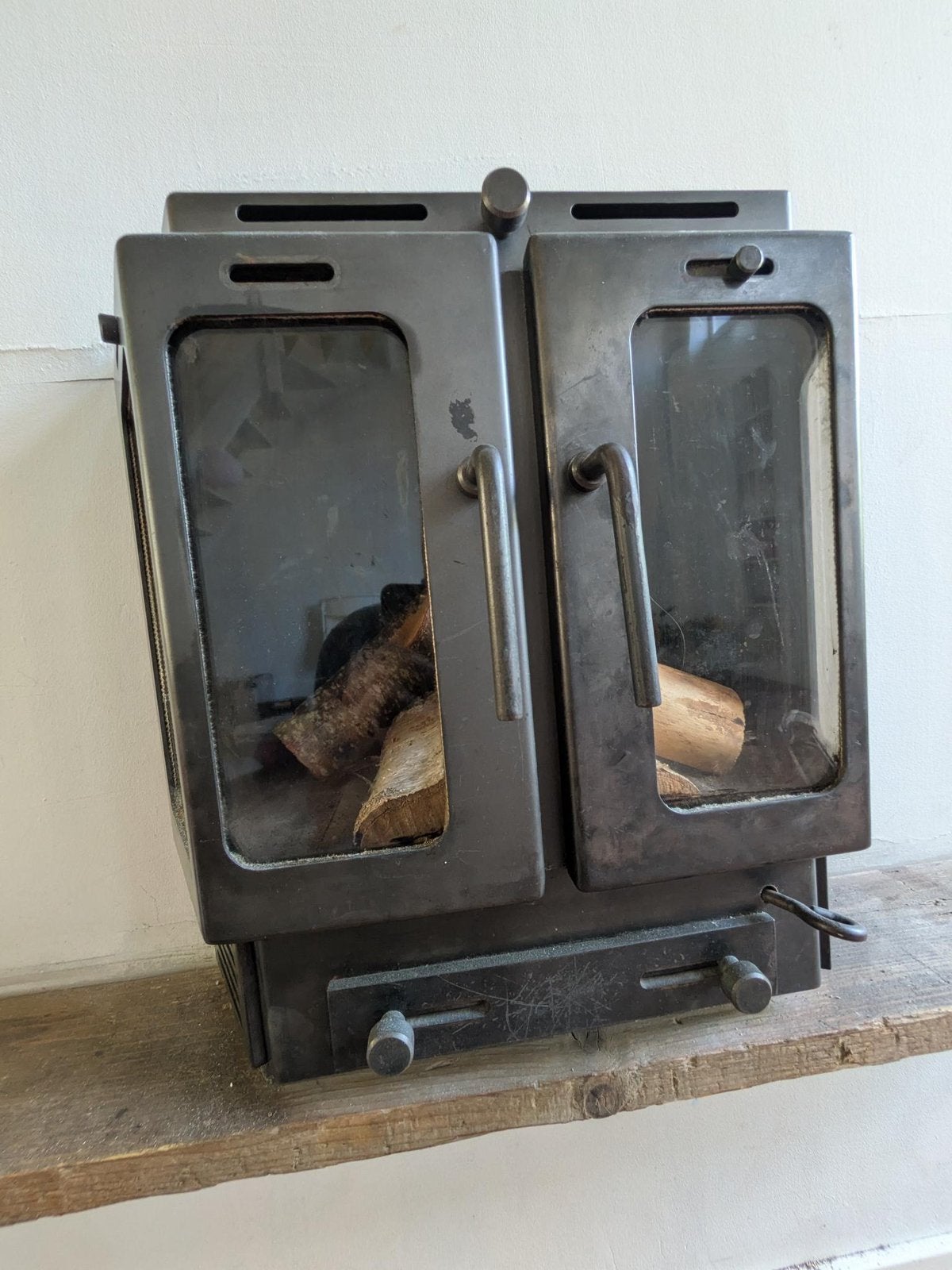 Inbouw houtkachel, Huis en Inrichting, Kachels, Ophalen, Houtkachel, Zo goed als nieuw, Inbouw