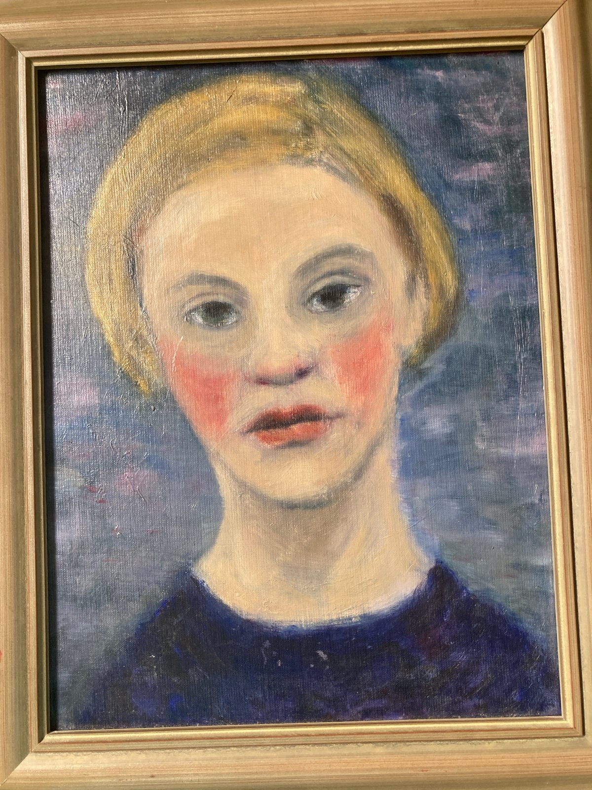 Van Dongen? Portret van een jonge vrouw, olieverf op doek, Antiek en Kunst, Kunst | Schilderijen | Klassiek, Doek, Portret of Personen