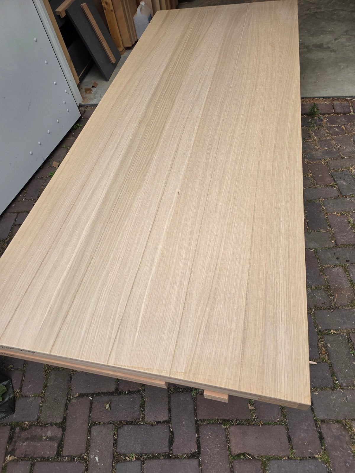 Eiken deur 54 mm dik, geïsoleerd, Ophalen, Nieuw, Binnendeur, 200 tot 215 cm