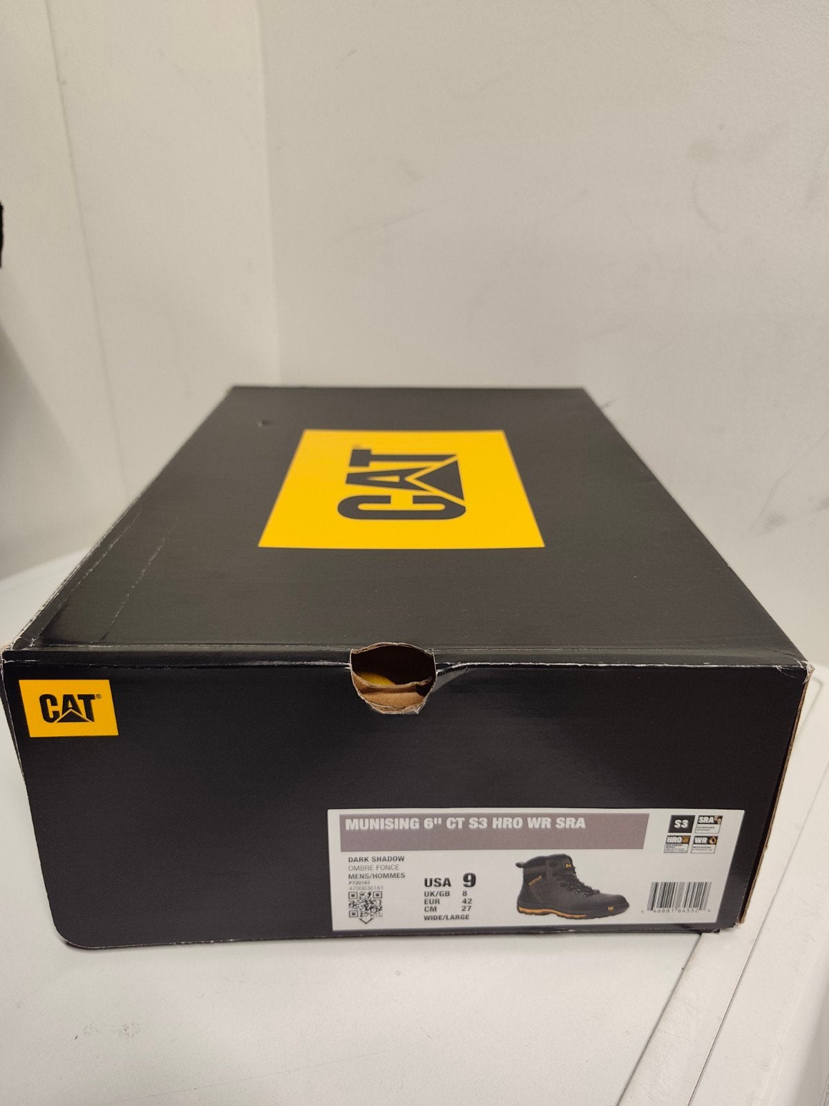 Nieuwe CAT Munising 6" CT S3 HRO WR SRA veiligheidsschoenen, Ophalen