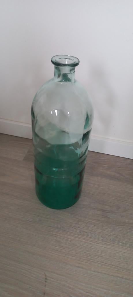 Groene Fles, Ophalen of Verzenden, Minder dan 50 cm, Groen, Glas