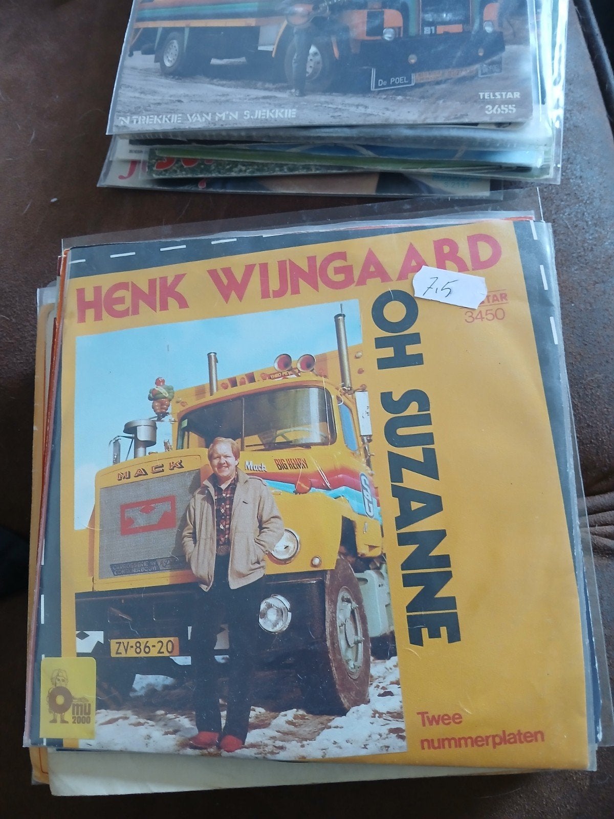 henk wijngaard twee nummerplaten, Verzenden, Zo goed als nieuw, Overige formaten, Levenslied of Smartlap