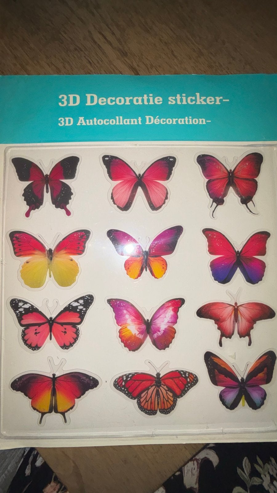 3D Decoratie Stickers Vlinders, Ophalen of Verzenden, Nieuw, Overige typen