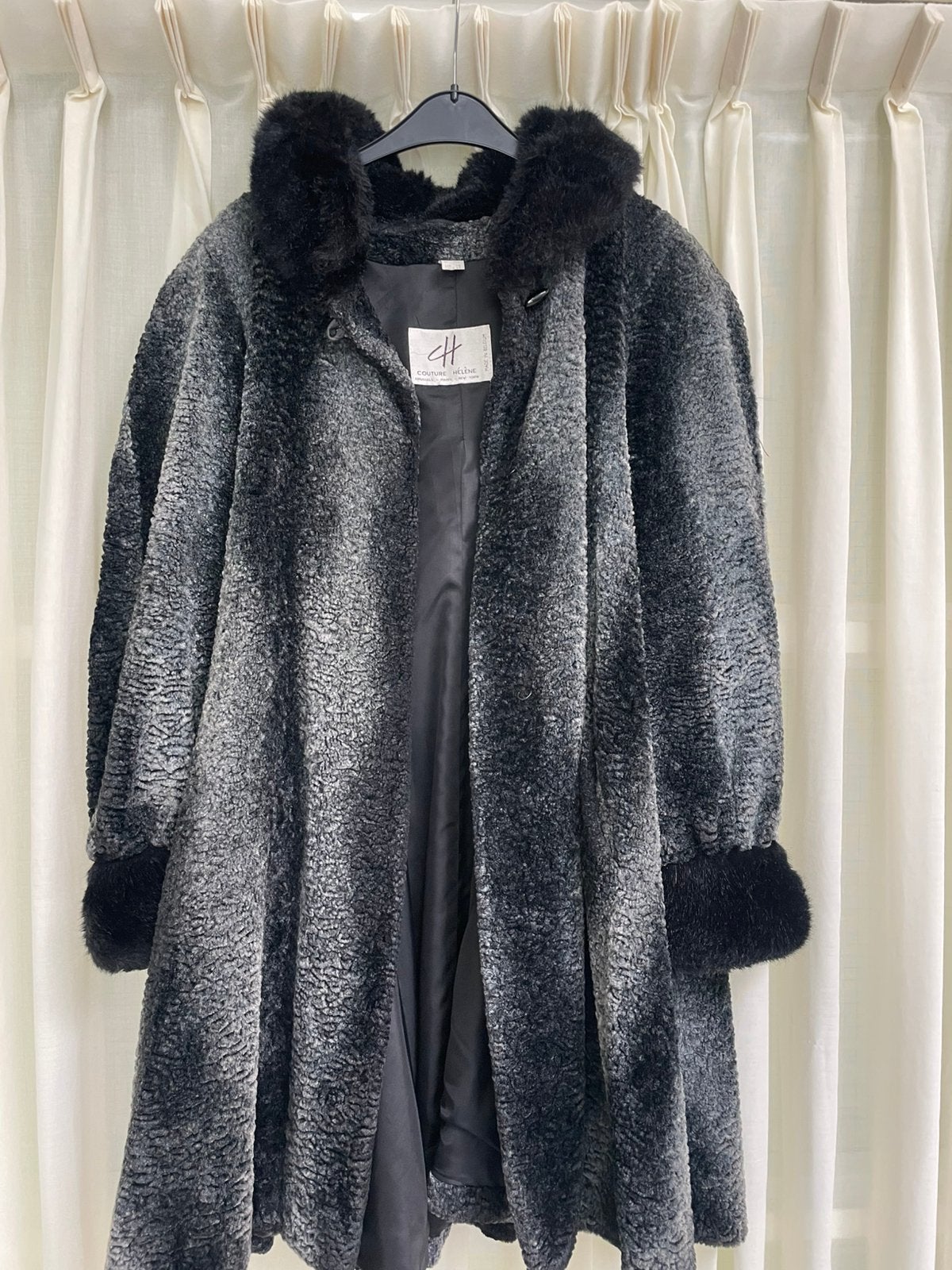 Prachtige Couture Hélène jas 71% viscose 29% katoen mt 42., Kleding | Dames, Ophalen of Verzenden, Zo goed als nieuw, Maat 42/44 (L)